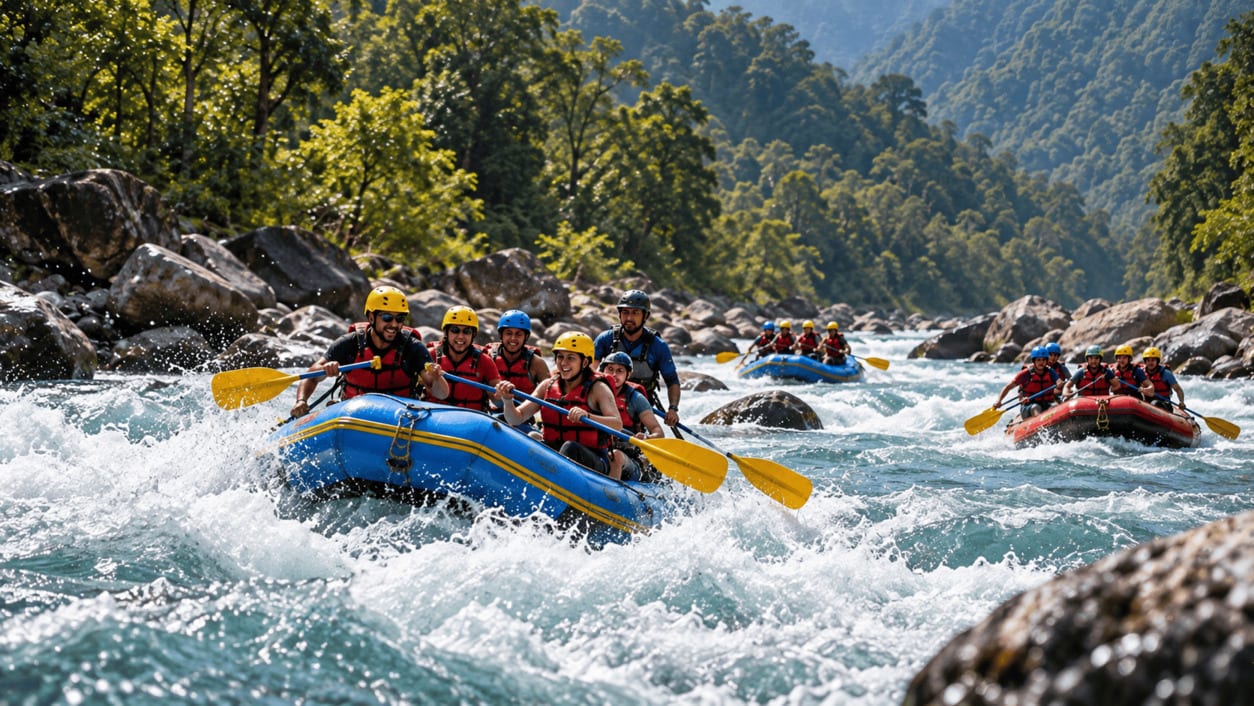 Rafting near Corbett