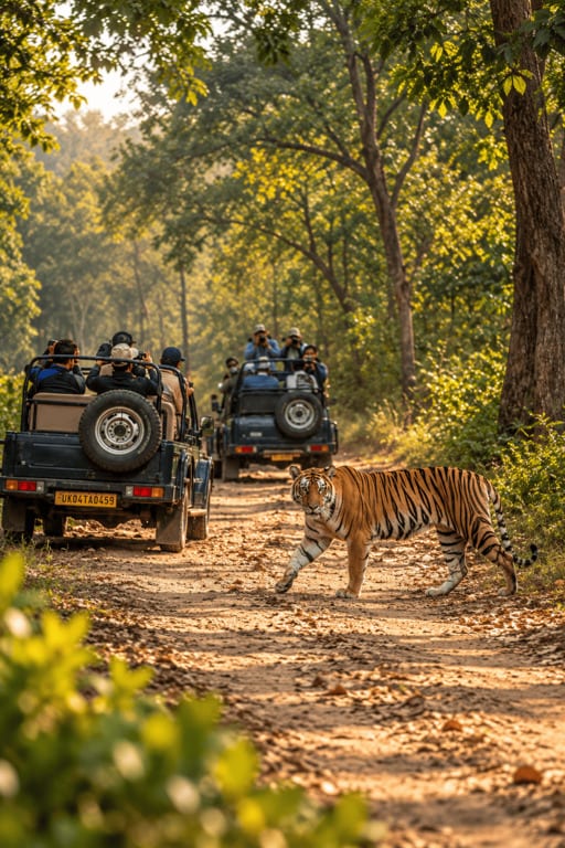 Illustrative Corbett-region photography for the Bijrani safari guide